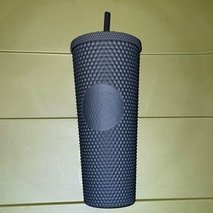 Black Studded Starbucks Tumbler